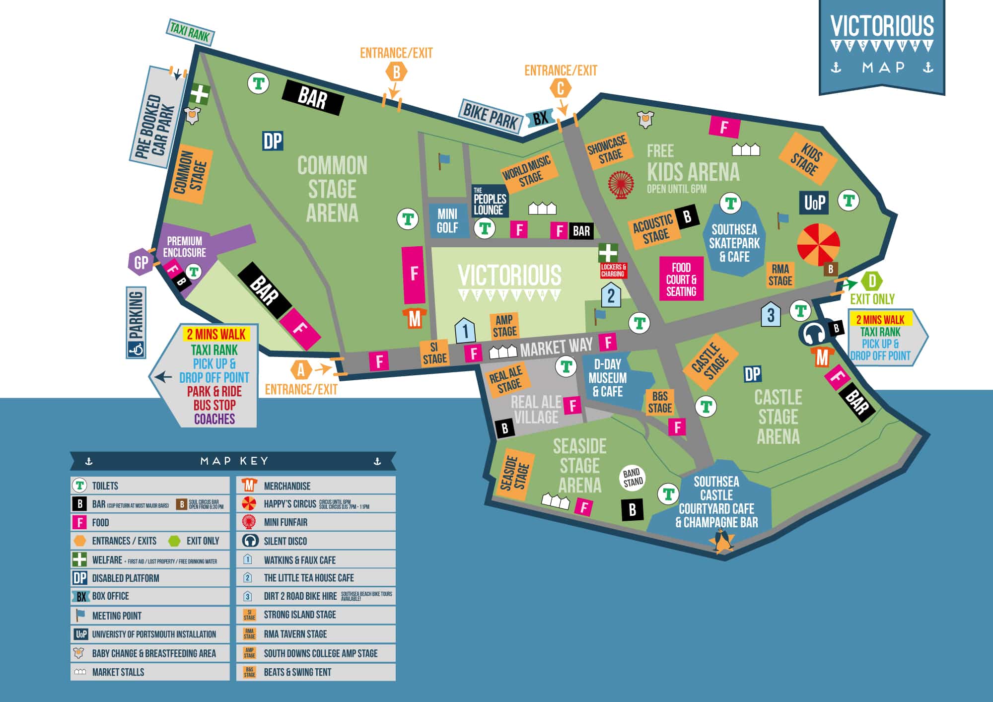 Check out the Victorious Festival Map! Victorious Festival