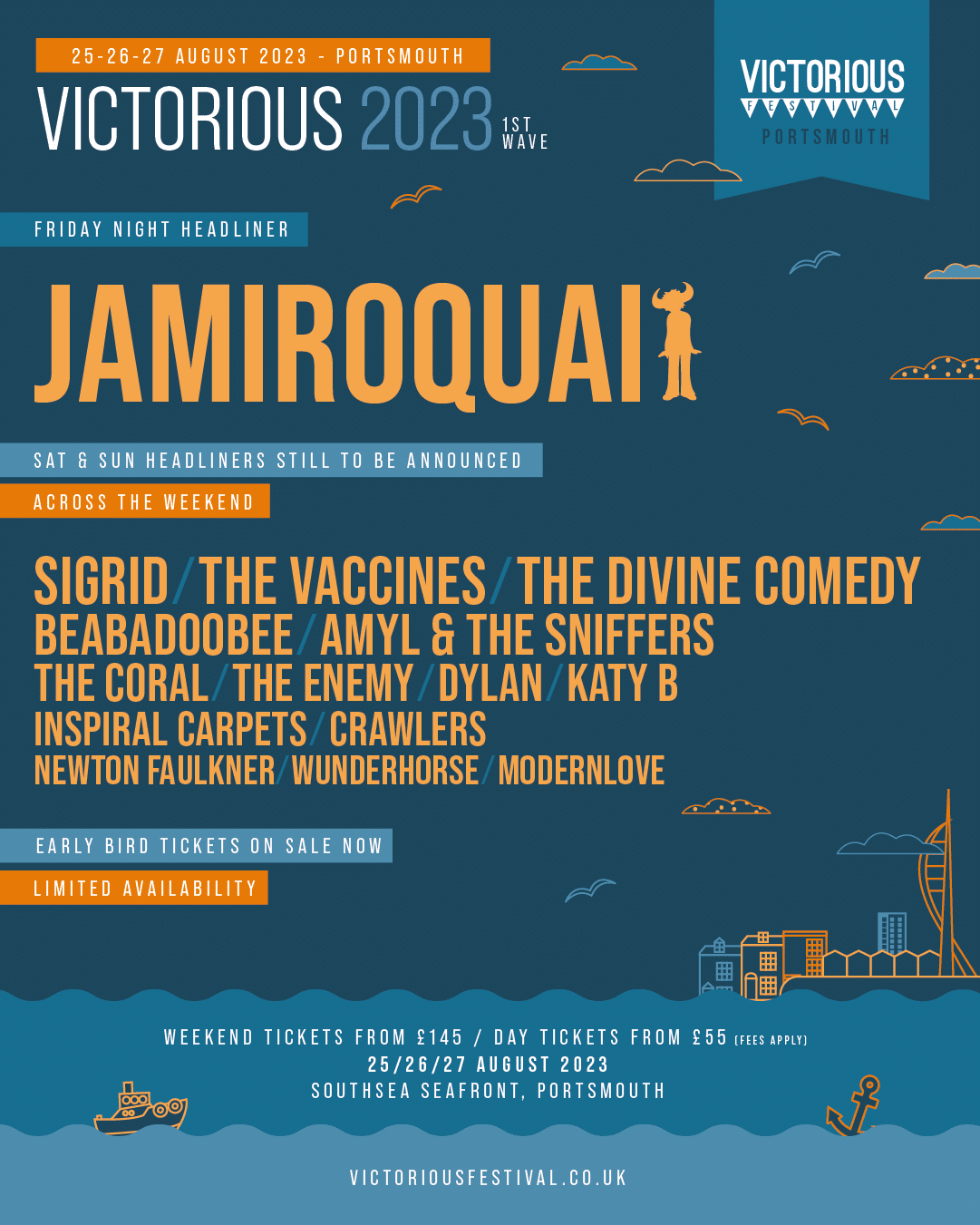 Line Up 2023 Victorious Festival