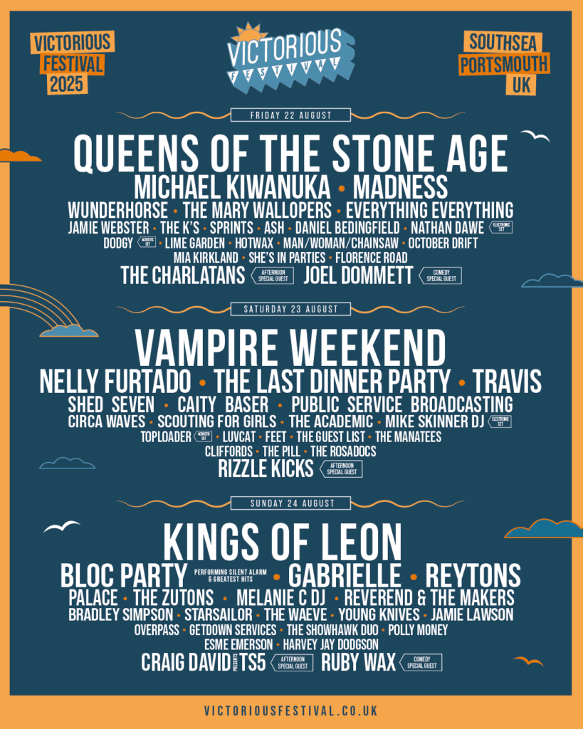 Line up Victorious Festival